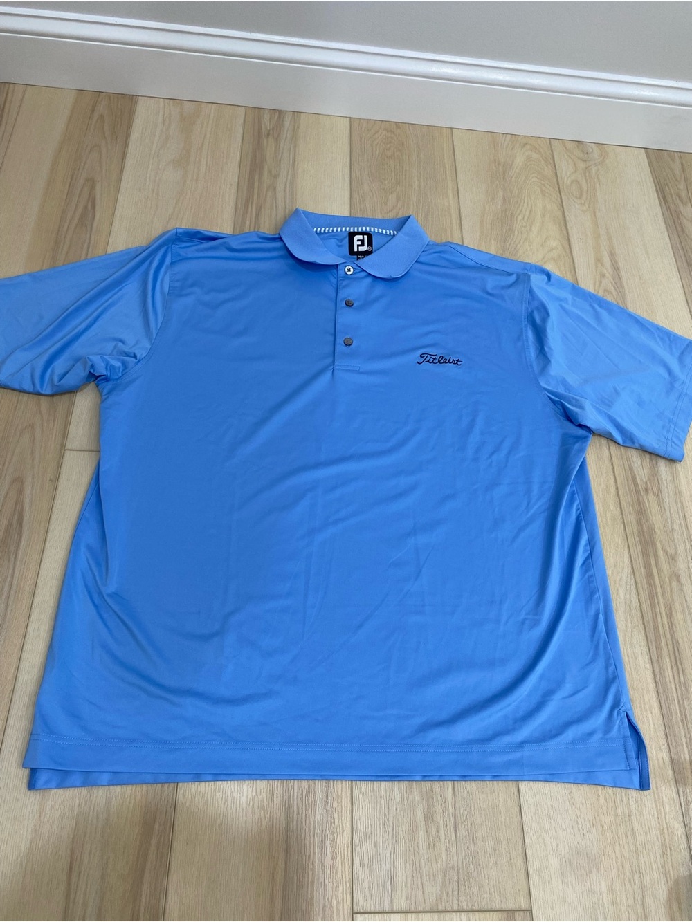 Footjoy Titleist Golf PGA Blue Polo Performance Stretch Mens Size 2XL